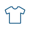 Hochwertige Arbeitskleidung & <br/> Wäscheservice Icon